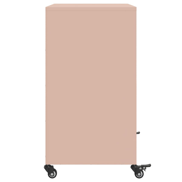Pinkki senkki Catiusa 68,5x39x72cm (kylmävalssattu teräs)