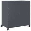 Sideboard Anthrazit 68x39x72 cm Stahl