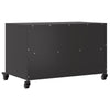 Schwarzer TV-Schrank Ianco 68x39x43,5cm (kaltgewalzter Stahl)