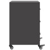 Nachttisch Borsos Schwarz 36x39x59cm (Stahl)