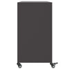 Schwarzes Sideboard Renatti 100,5x39x72cm (kaltgewalzter Stahl)