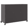 Schwarzes Sideboard Renatti 100,5x39x72cm (kaltgewalzter Stahl)