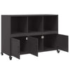 Schwarzes Sideboard Renatti 100,5x39x72cm (kaltgewalzter Stahl)