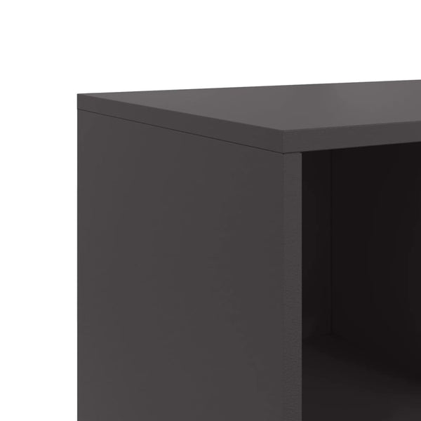 Schwarzes Sideboard Renatti 100,5x39x72cm (kaltgewalzter Stahl)