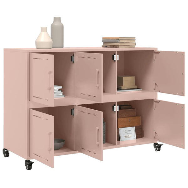 Sideboard Chirbea 100,5x39x72cm (Stahl), Pink