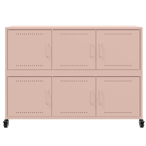 Sideboard Chirbea 100,5x39x72cm (Stahl), Pink