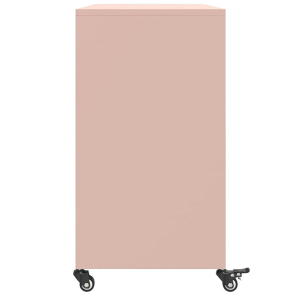 Sideboard Chirbea 100,5x39x72cm (Stahl), Pink