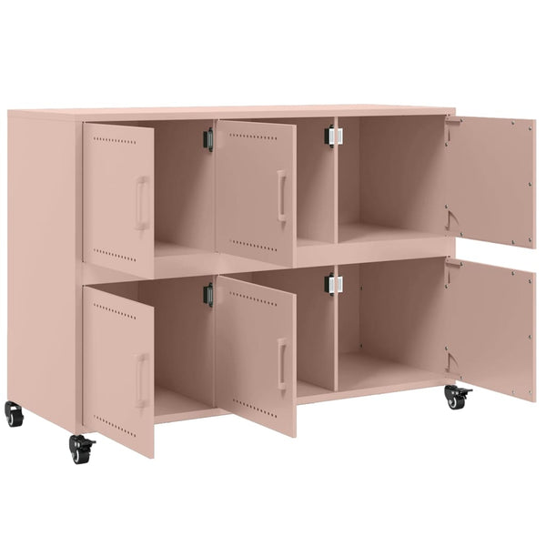 Sideboard Chirbea 100,5x39x72cm (Stahl), Pink