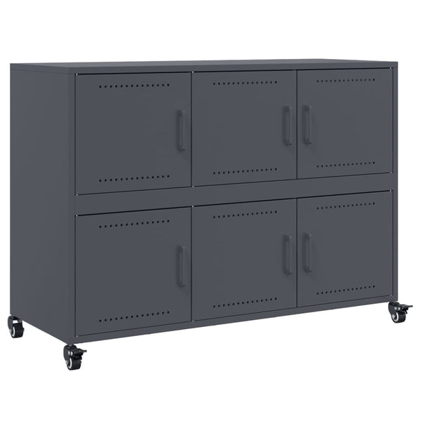 Anthrazit Sideboard Chirbea 100,5x39x72cm (Stahl)