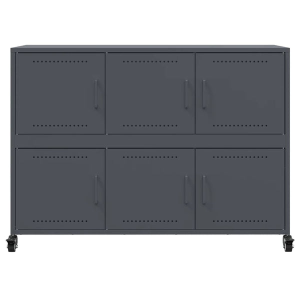 Anthrazit Sideboard Chirbea 100,5x39x72cm (Stahl)