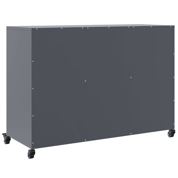 Anthrazit Sideboard Chirbea 100,5x39x72cm (Stahl)