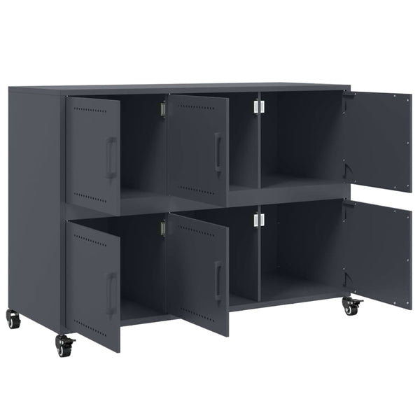 Anthrazit Sideboard Chirbea 100,5x39x72cm (Stahl)