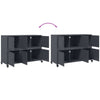 Anthrazit Sideboard Chirbea 100,5x39x72cm (Stahl)
