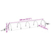 Folientunnel Shihadeh 1,5x5 m (GFK und PP)