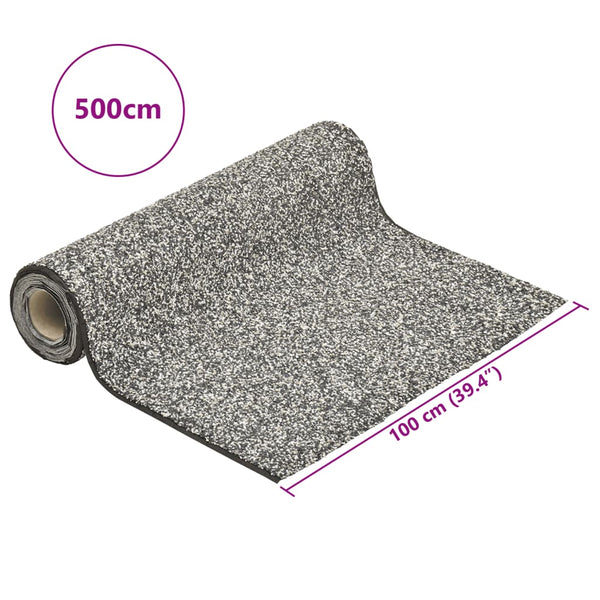 Grauer Kiesberg Emanoila 500x100cm