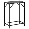 Schwarzer Konsolentisch Constantion 60x35x81cm (Glasplatte, Stahl)