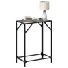 Schwarzer Konsolentisch Constantion 60x35x81cm (Glasplatte, Stahl)