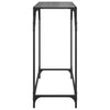 Schwarzer Konsolentisch Constantion 80x35x81cm (Glasplatte Stahl)