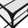 Transparenter Konsolentisch Safi 98x35x81cm (Glasplatte Stahl)
