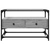 Harmaa tv-taso lasinen pöytälevy Scordili 80x35x51cm (puinen)