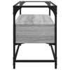 Harmaa tv-taso lasinen pöytälevy Scordili 80x35x51cm (puinen)