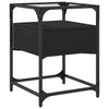 Schwarze Nachttische Karie 40x40x55cm (2 Stück Holz)