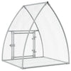 Silberner Kaninchenkäfig Susane 100x105x120cm (verzinkter Stahl)