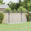 Silberner Kaninchenstall Susane 300x105x120cm (verzinkter Stahl)