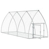 Silberner Kaninchenstall Susane 300x105x120cm (verzinkter Stahl)