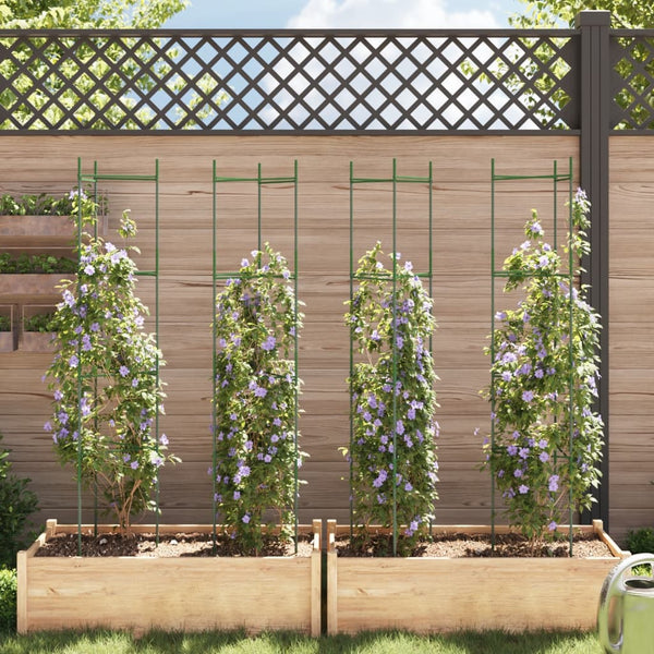 Tomatenkäfig Dunarica 154cm (4 Stück Stahl und PP)