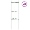 Tomatenkäfig Dunarica 116 cm (8 Stück Stahl und PP)