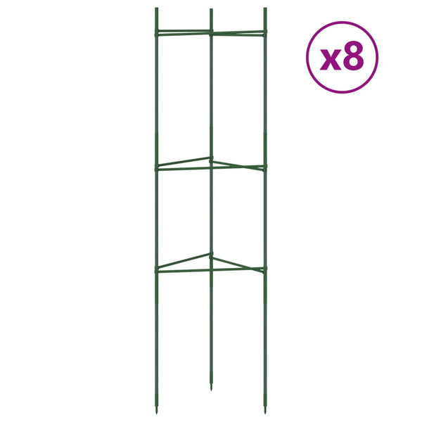 Tomatenkäfig Dunarica 116 cm (8 Stück Stahl und PP)