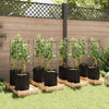 Tomatenkäfig mit Pflanzbeutel Dunarica 116cm (8 Stk. Stahl und PP)