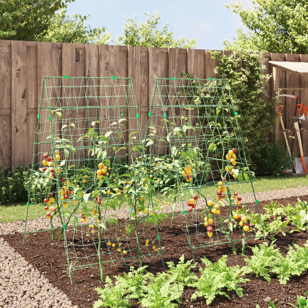 Gartenspalier für Kletterpflanzen Moricz (2 Stk. A-Rahmen Stahl)
