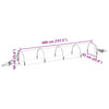 Netztunnel Shihadeh 1,5x5 m (4 Stück, Fiberglas und PP)