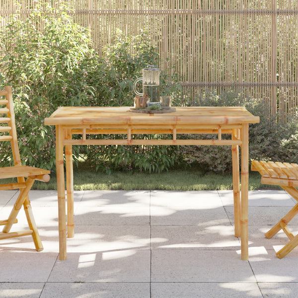 Esstisch für draußen Tronuli 110x55x75cm (Bambus)