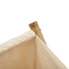 Cremefarbener Wäschekorb Craiut 45x55x63,5cm (Bambus)