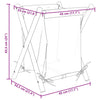 Cremefarbener Wäschekorb Craiut 45x55x63,5cm (Bambus)