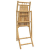 Klappbarer Gartenstuhl Budomir 46x66x99cm (2 Stück Bambus)