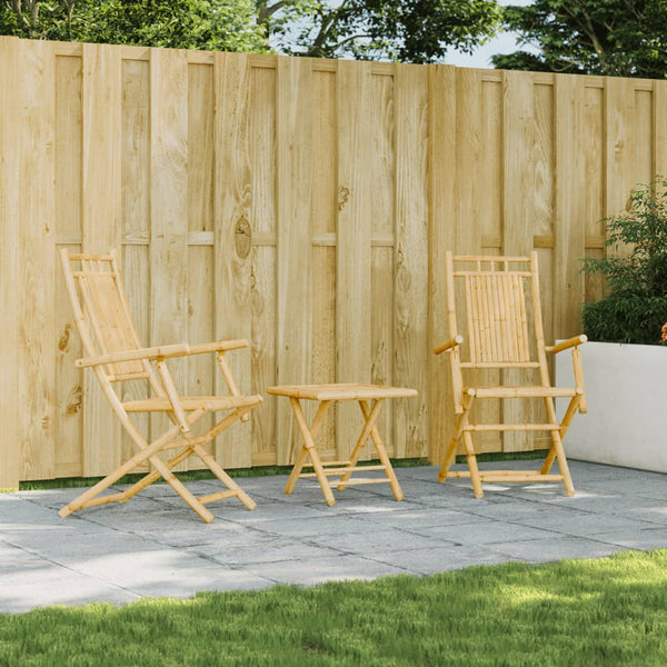 Taitettavat puutarhatuolit Budomir 53x66x99cm (2 kpl bambu)