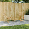 Taitettavat puutarhatuolit Vinjulet 43x54x88cm (2 kpl bambu)