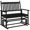 Schwarze Ruderbank Liubco 118x70x104,5cm (Espe)