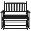 Schwarze Ruderbank Liubco 118x70x104,5cm (Espe)