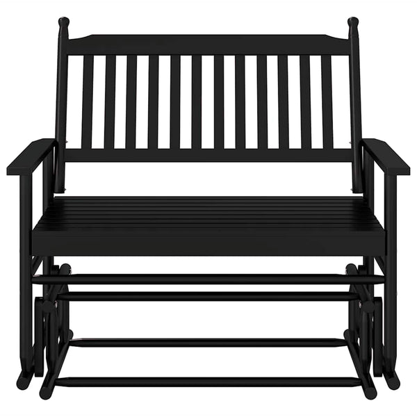 Schwarze Ruderbank Liubco 118x70x104,5cm (Espe)