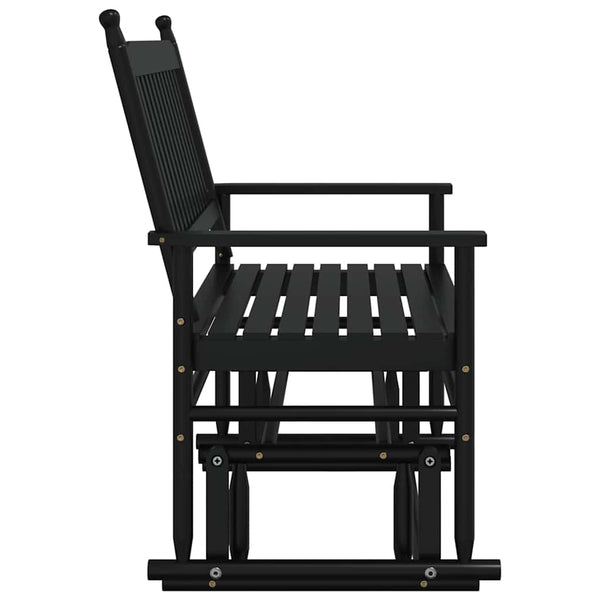 Schwarze Ruderbank Liubco 118x70x104,5cm (Espe)