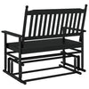 Schwarze Ruderbank Liubco 118x70x104,5cm (Espe)