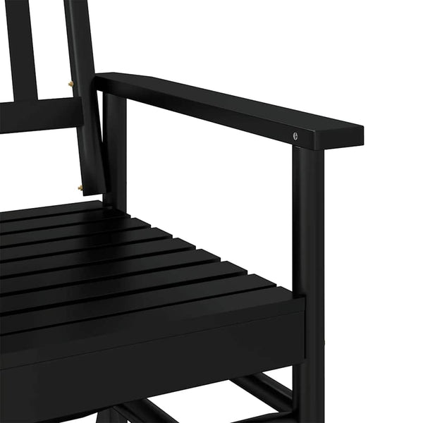 Schwarze Ruderbank Liubco 118x70x104,5cm (Espe)