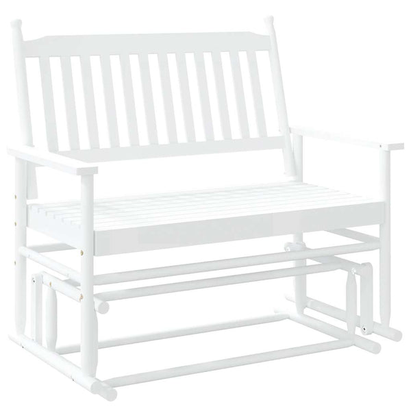 Weiße Schaukelbank Liubco 118x70x104,5cm (Espe)