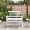 Weiße Schaukelbank Liubco 118x70x104,5cm (Espe)