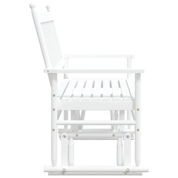 Weiße Schaukelbank Liubco 118x70x104,5cm (Espe)